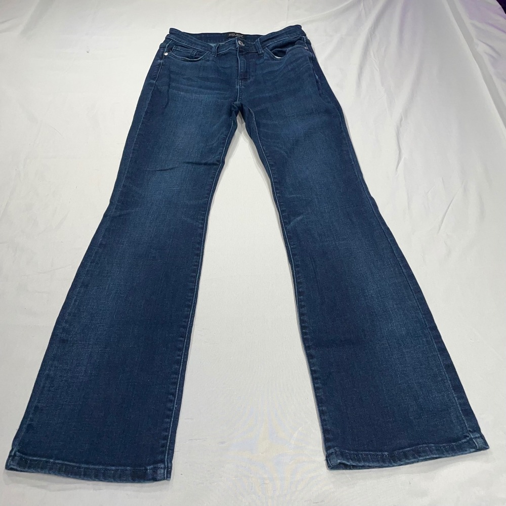 Judy Blue Slim Bootcut Jeans Dark Wash High Rise JB82162DK Womens 7/28